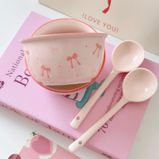 Cute Bow Ceramic Bowl