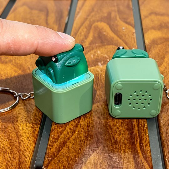 Rechargeable Frog Croaking Keychain