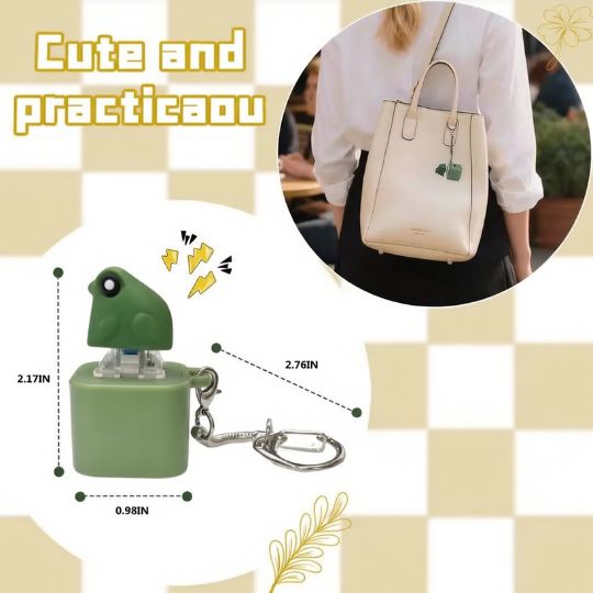 Rechargeable Frog Croaking Keychain