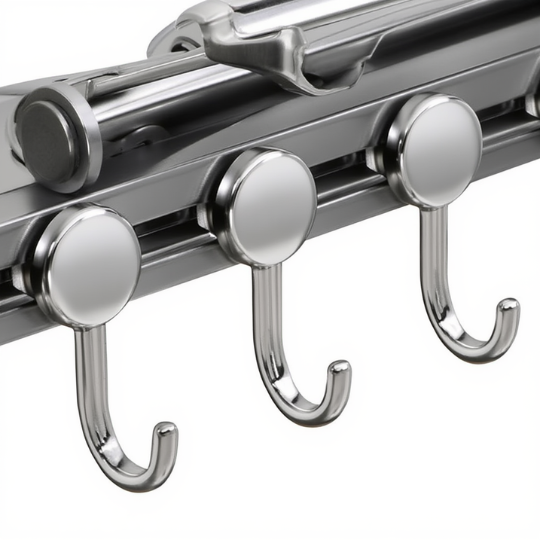 Foldable Wall Mount Hook Rack