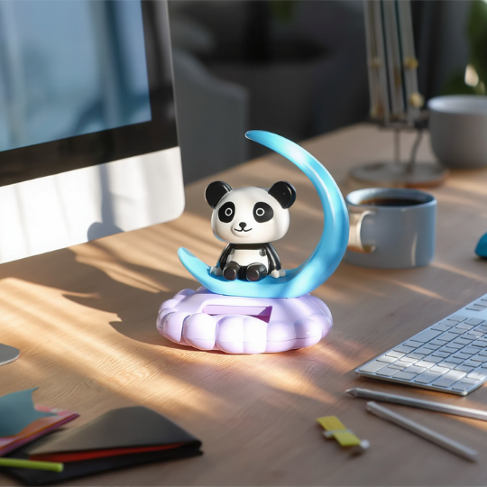 Solar Dancing Panda Ornament