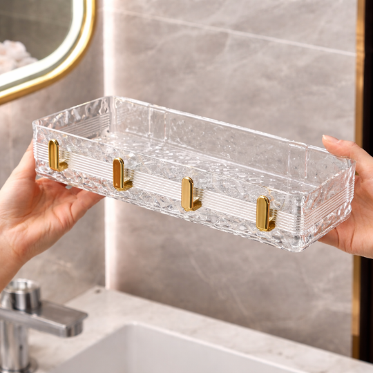 Crystal Gold Wall Organizer