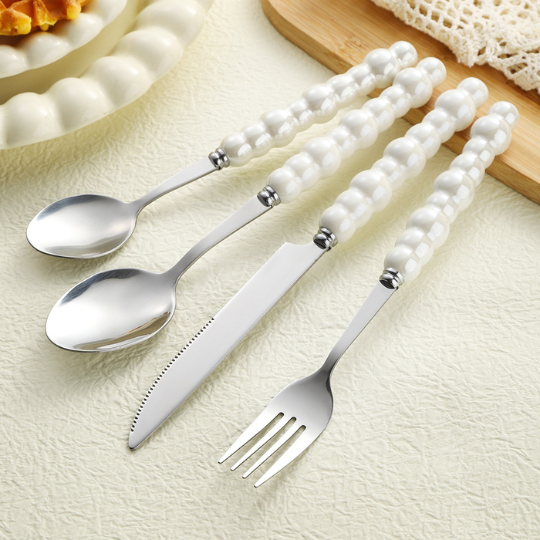 Ivory Pearl Spoon Set