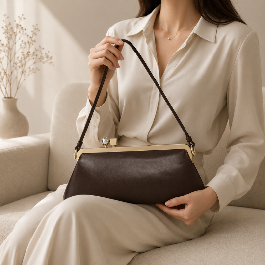 Retro Frame Clutch Bag
