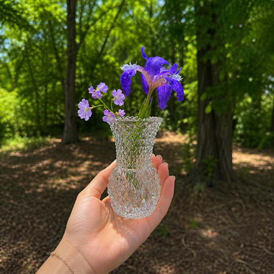 Mini Crystal Glass Vase