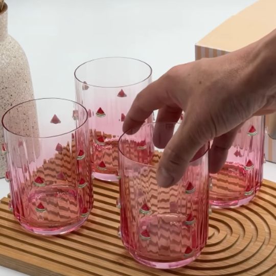 Watermelon Charm Glasses