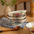 Ivory Bloom Serving Bowls