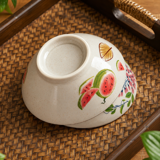 Ivory Bloom Serving Bowls