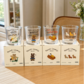 Happy Day Cartoon Glass Cups