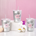 Cute Pink Cup with Lid