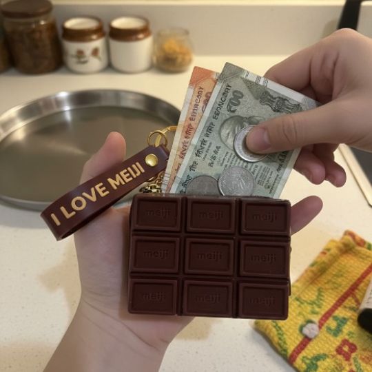 Chocolate Bar Wallet Pouch