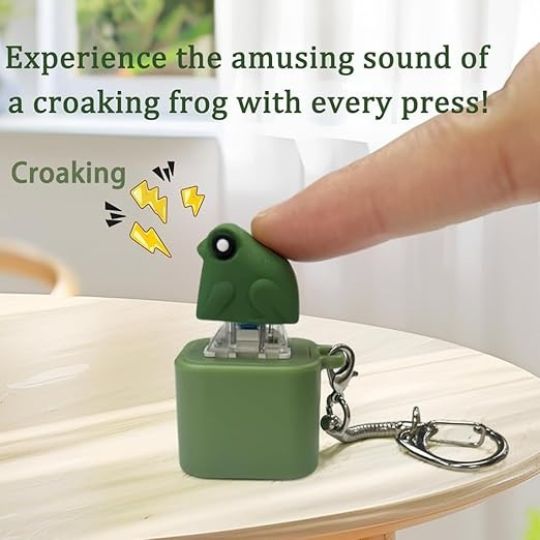 Rechargeable Frog Croaking Keychain