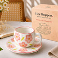 Bloom Ceramic Cup & Saucer