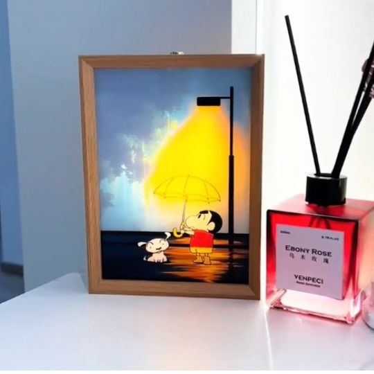 Shinchan & Shiro Magic Glow Lamp