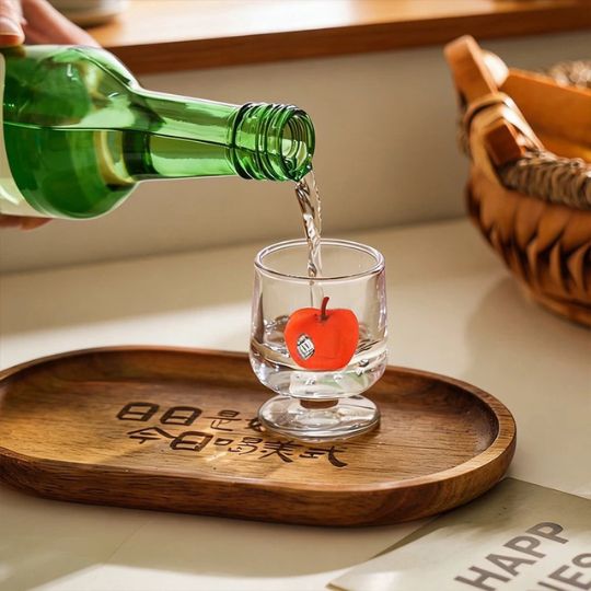 Fruit Design Mini Glass Set