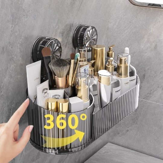 Rotating Storage Tray For Bathroom