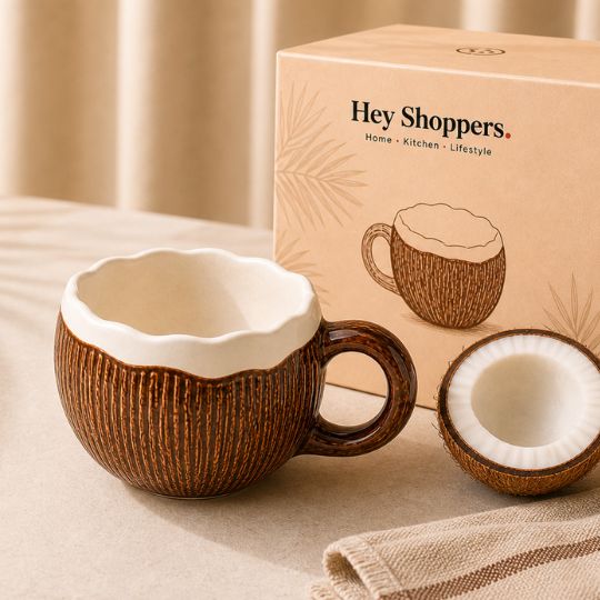 Coconut Shape Ceramic Mug