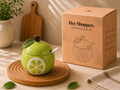 Green Citrus Ceramic Jar