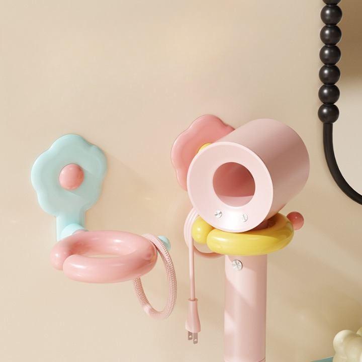 Floral Hair Dryer Holder