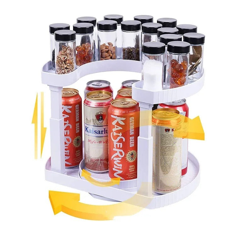 Double-Layer Rotating Rack