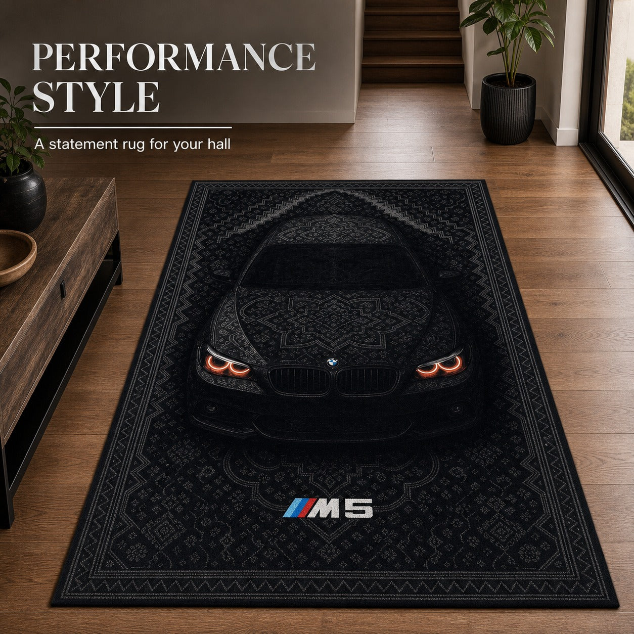Luxury Car Logo Floor Mat (5 Feet x 7 Feet)