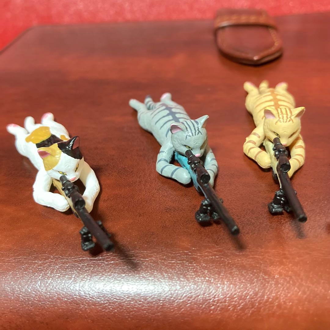 Sniper Cat Action Figurines