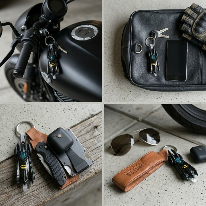 Batman Hotwheel Car Keychain