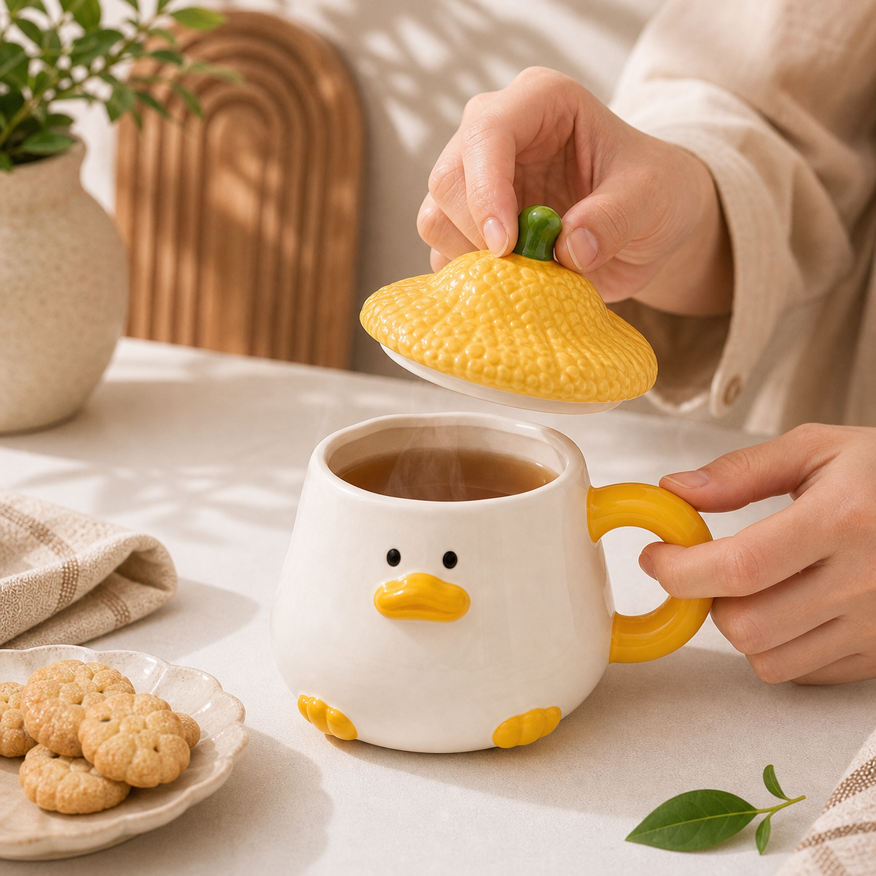 Acorn Duck Ceramic Mug