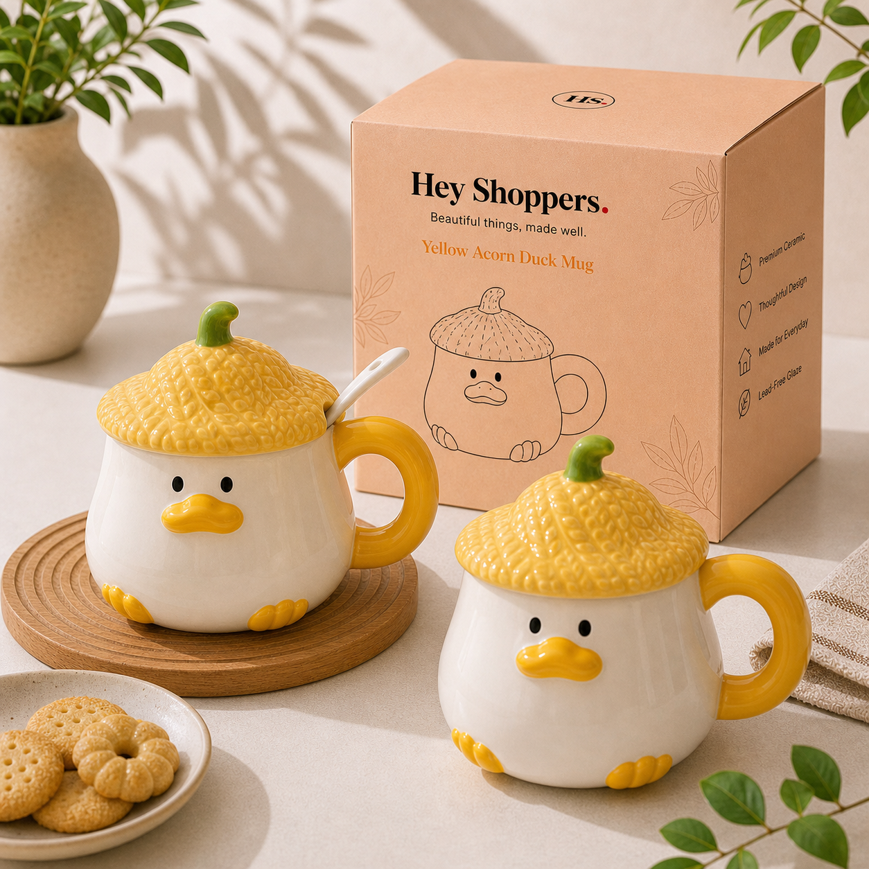 Acorn Duck Ceramic Mug
